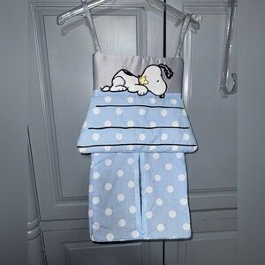 Lambs & Ivy My Little Snoopy Peanut Diaper Stacker Holds 20 diapers